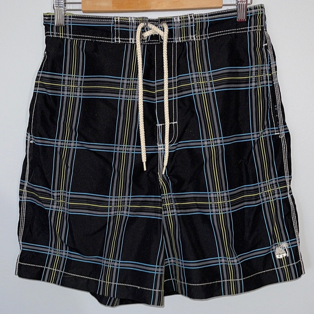 Caribbean Joe Plaid Board Shorts